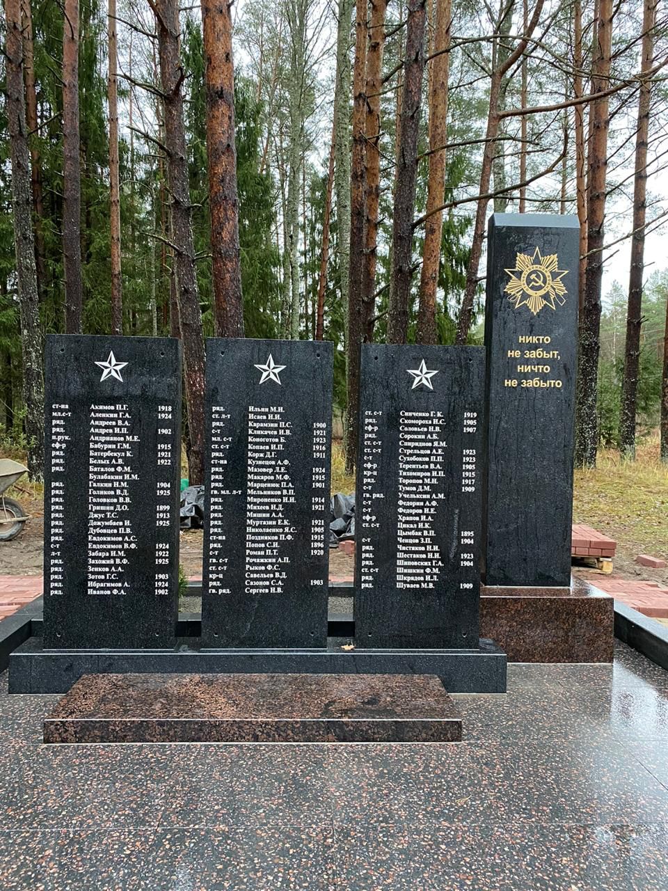 Братская могила в д. Черняковицы